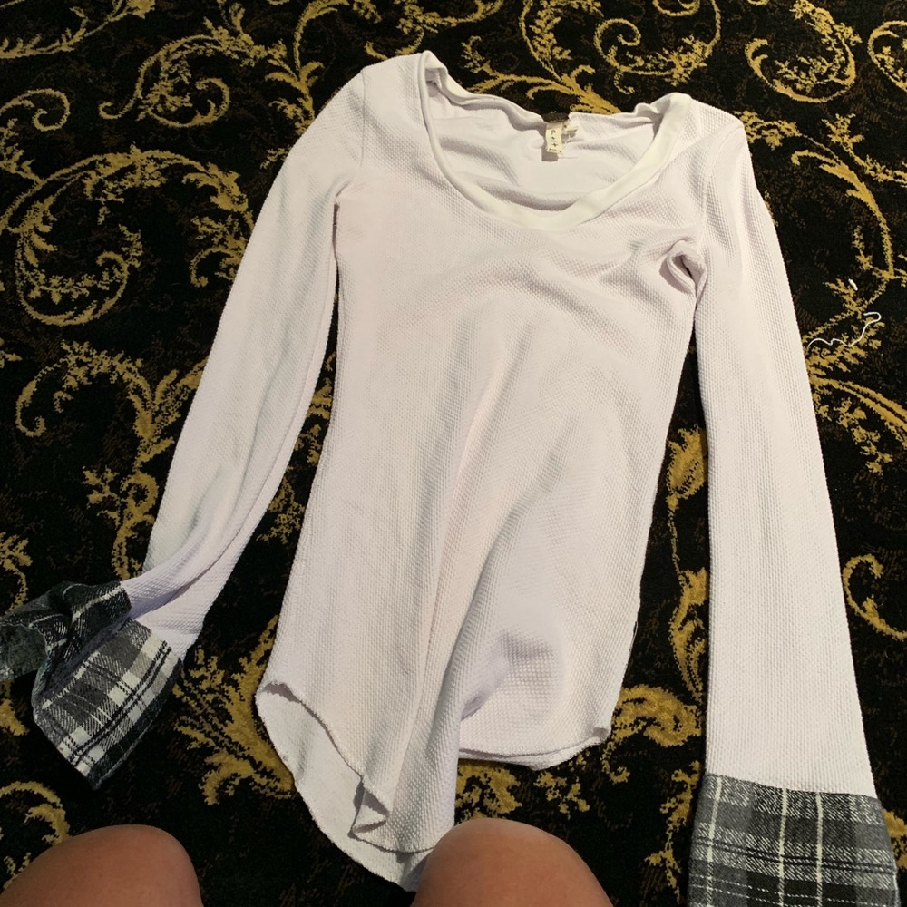 Free people shirt fancy sleeves
